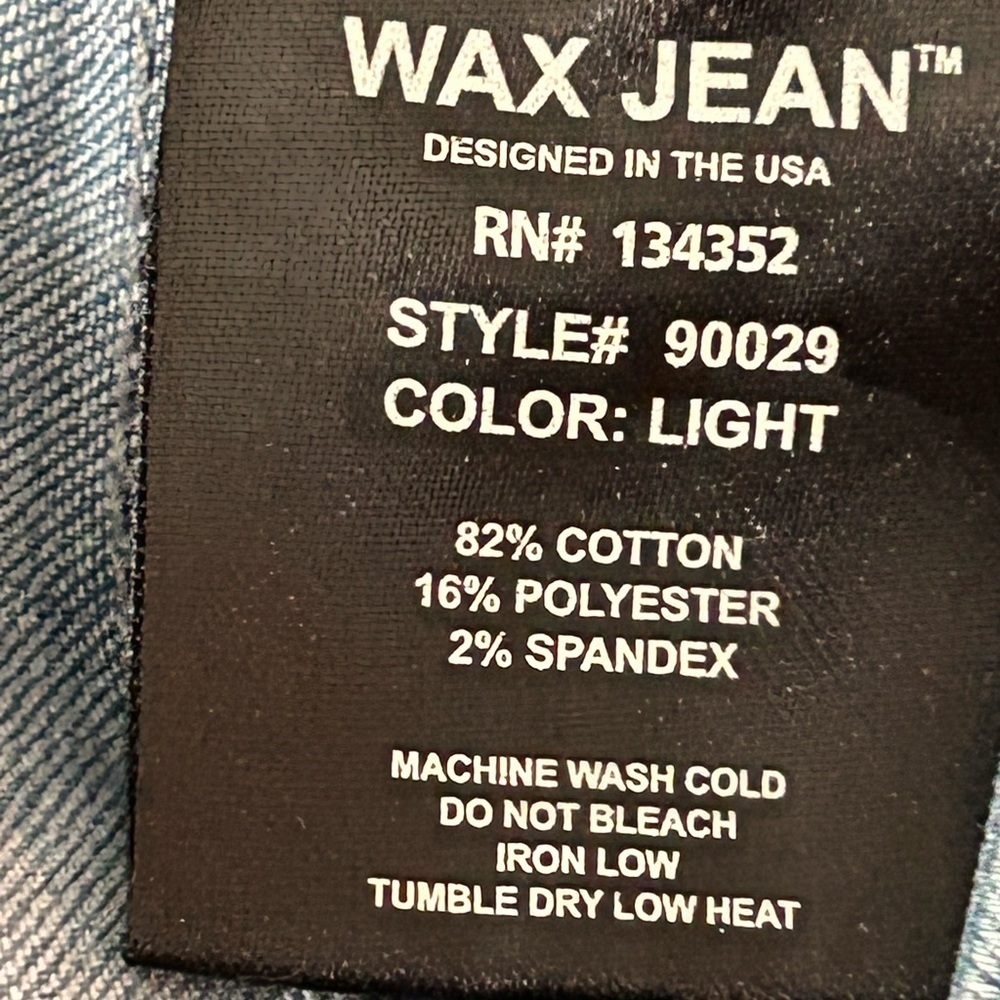 Wax Jean But I Love You Butt Lifting Jeans Sz 9 - Picture 13 of 13